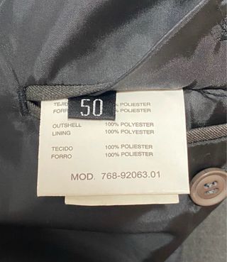 Traje Gris Hombre Talla 50/44