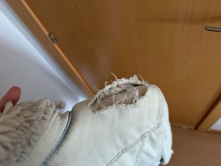 Cazadora Zara Denim "Full Distressed" - Borrego -