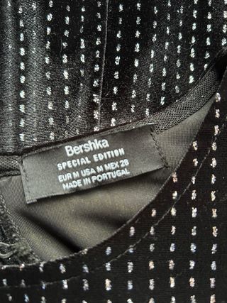 Vestido fiesta negro plateado,