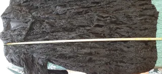 Abrigo de astracán negro