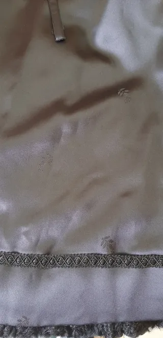 Abrigo de astracán negro