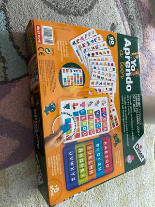 Maletín letras y fichas juego educativo Diset
