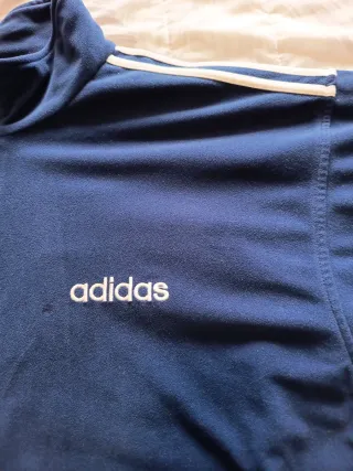 Chaqueta Adidas Retro Azul y Blanca