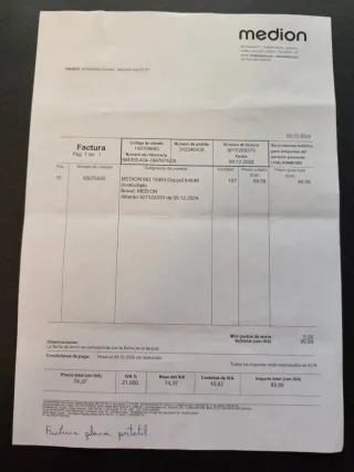 Placa Inducción Doble Medion 3500W