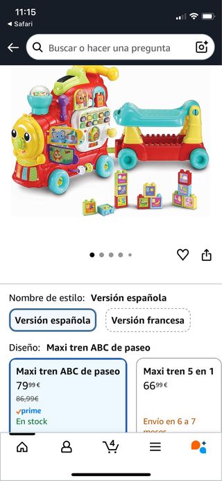 VTech Tren Andador Maxi ABC Paseo