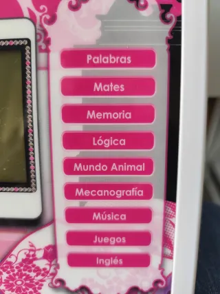 Ordenador Barbie con ratón