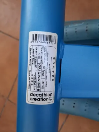 Pedales de ejercicio azules