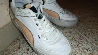 Scarpe Puma donna bianche e rosa