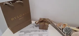 Anillo Bvlgari B.zero1 Negro y Plateado