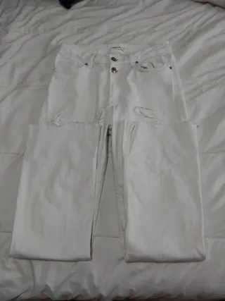 Pantalón vaquero blanco Brownie
