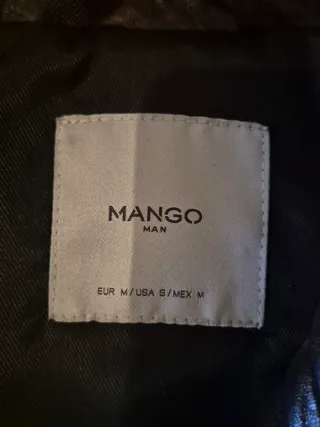 Cazadora Piel Marrón Hombre Mango