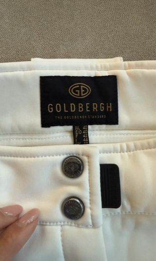 Pantalones de esquí Goldbergh pippa blancos
