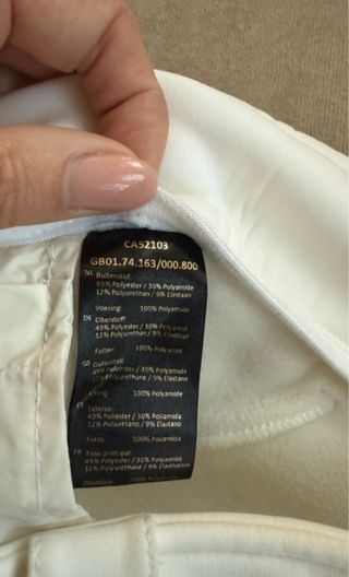 Pantalones de esquí Goldbergh pippa blancos