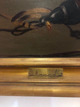 Cuadro antiguo pintor Mercé