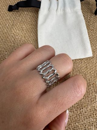 Anillo de acero inoxidable