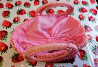 Borsa Carpisa vintage corda rosa e viola