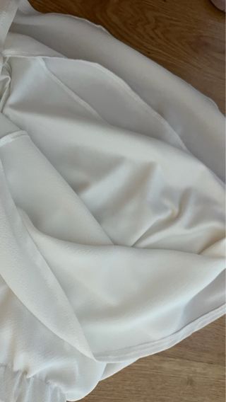 Mono blanco lentejuelas