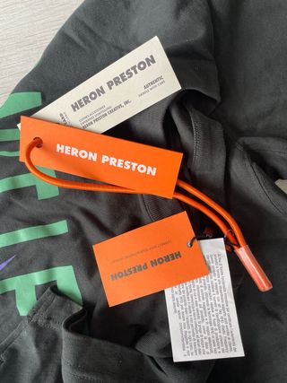 Camiseta Heron Preston Don't Let The World Burn