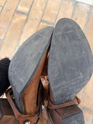 Stivali Janet & Janet pelle marrone