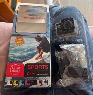 Cámara Deportiva 1080p HD Sumergible 30M
