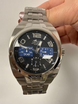 Reloj Lotus Multifunción Esfera Azul