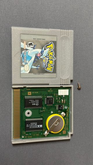 Pokemon Plata Silver USA Version ORIGINAL GB