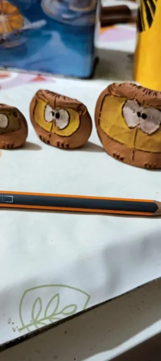 3 Búhos decorativos + 1 de regalo