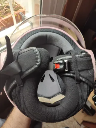 Casco rosa CAN talla 57-58