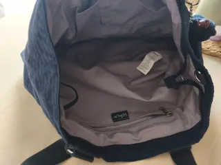 Bolso shopper Kipling azul mujer