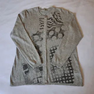 Cardigan misto cashmere T.U. Made in Italy