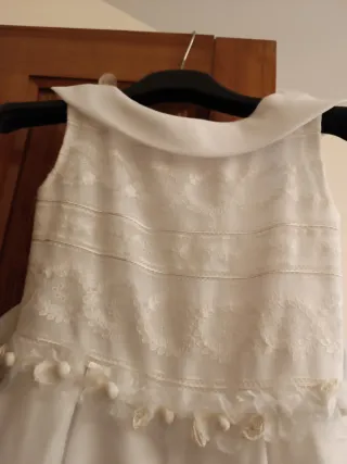 Vestido de comunión blanco niña