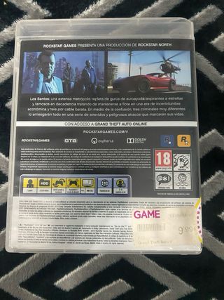 Consola Sony PS3 Super Slim + GTA5