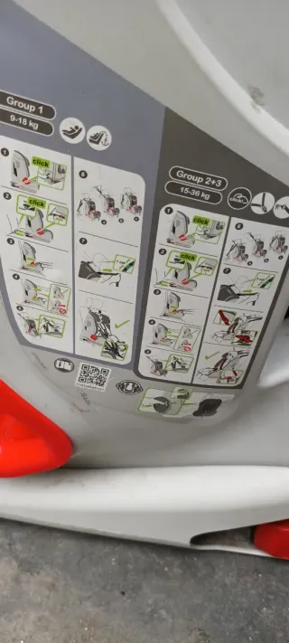 Silla coche Britax Römer negra