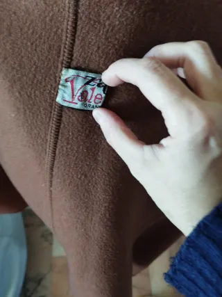 Cappotto donna lana vintage marrone