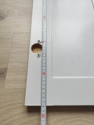 Frente armario cocina blanco madera