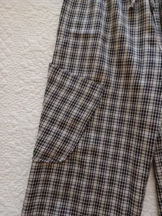 Pantalón cuadros niña