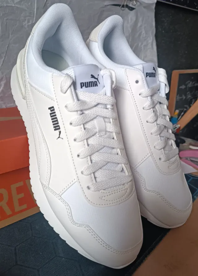 Zapatillas Puma Talla 43 Beige/Blanco