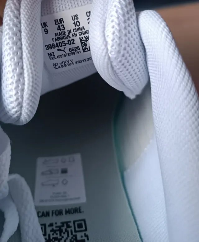 Zapatillas Puma Talla 43 Beige/Blanco