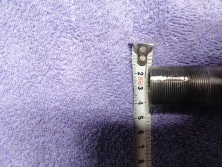 Horquilla de bicicleta azul peso 1030 grs tubo 1"