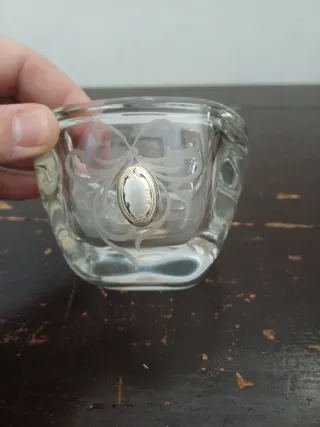 Ciotola svuotatasche vintage in vetro