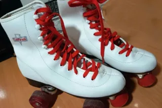 Patines 4 Ruedas California Blancos