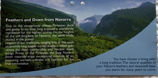 Edredón Nórdico Plumón Superior Pato de Pirineos