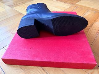 Botines Wonders Piel Azul Marino Talla 38.