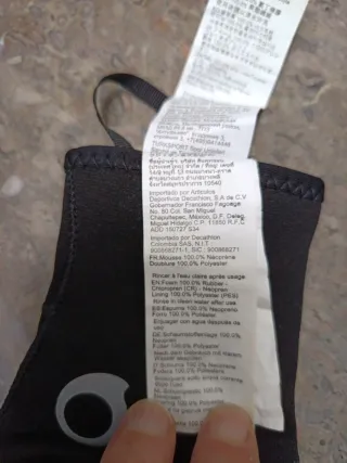 Guantes neopreno talla xs