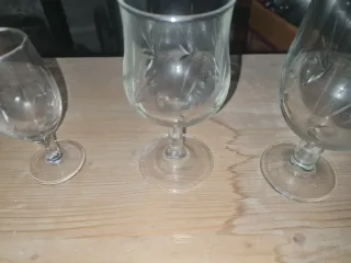 Cristalería Vintage Grabada