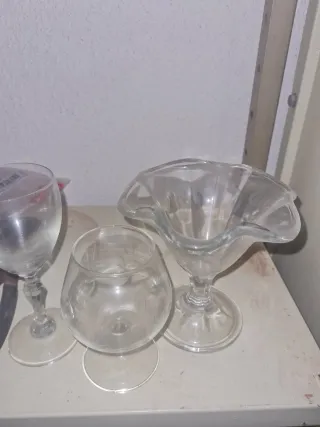 Cristalería Vintage Grabada