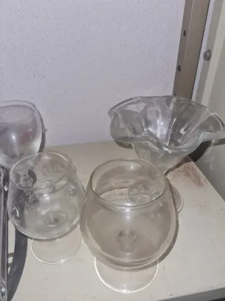 Cristalería Vintage Grabada