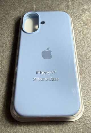 Cover iPhone 17 Silicone Case Blu