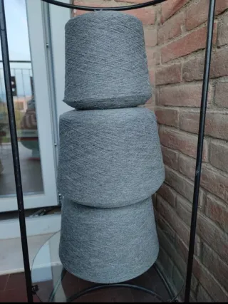 Filati grigio - 3 matasse