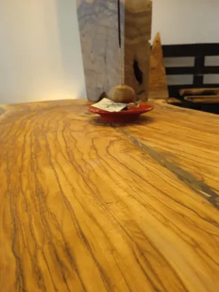 Tavolino caffè legno ulivo